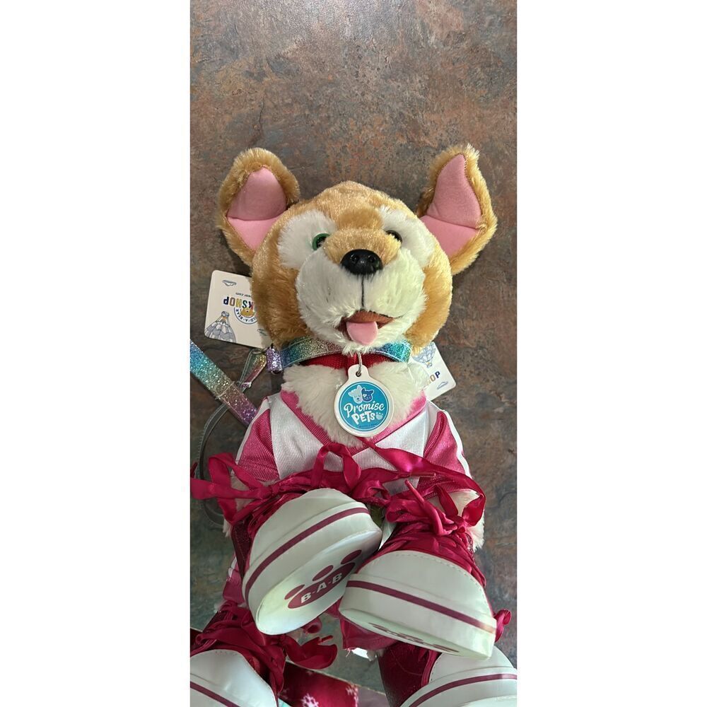 Build A Bear Promise Pets Stuffed Dog Plush With Accessories